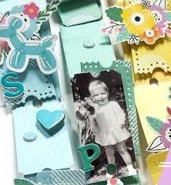 Scrapbook layout: design team layout made with Hip Kit Club kits