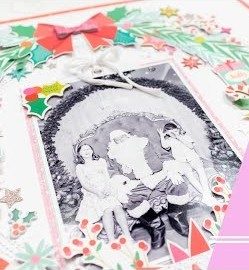 Scrapbook layout: design team layout made with Hip Kit Club kits