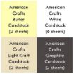 February 2016 Cardstock Scrapbook Kit