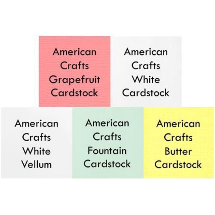 April 2016 Cardstock Scrapbook Kit