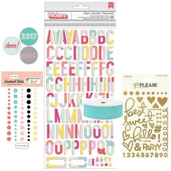 December 2016 Embellishment Scrapbook Kit