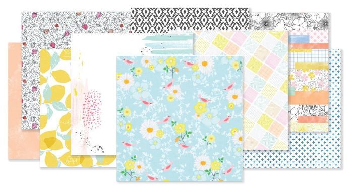 July 2018 Hip Kit Club Paper Scrapbook Kit