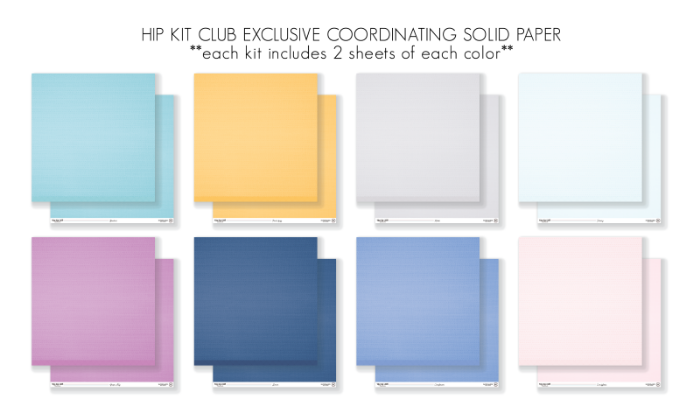 January 2022 Cardstock Kit