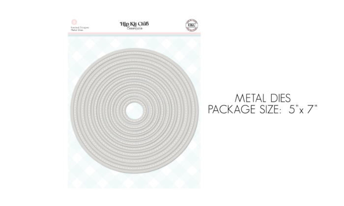January 2022 Nested Circle Infinity Metal Die Kit