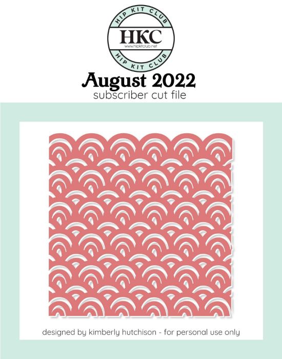 August 2022 - Kimberly Hutchison - Rainbow Background  - Silhouette Cricut Cameo