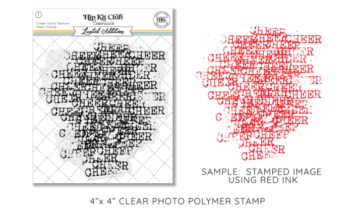 November 2022  Cheer Texture Stamp Kit