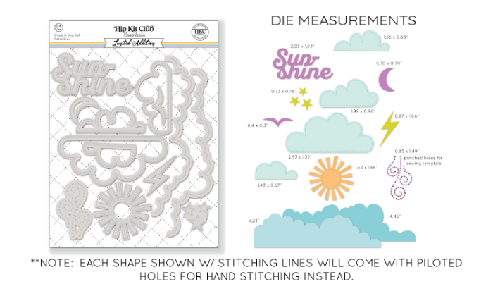 May 2023 Cloud Metal Die Set 