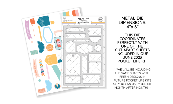 Pocket Life Cut Apart Metal Die Style 3