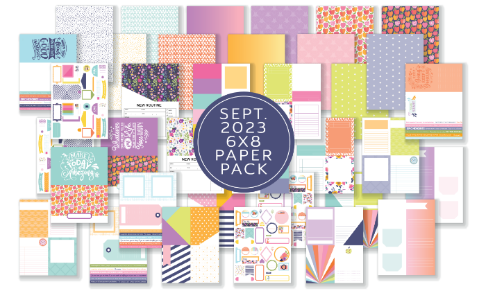 September 2023 Pocket Life Cards and Ephemera Shapes 