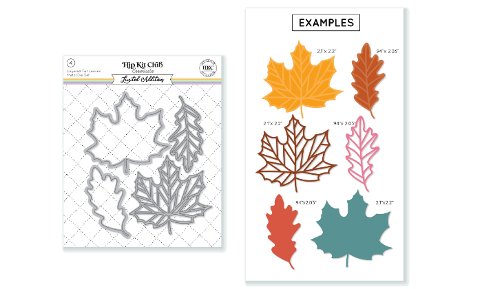October 2023 Leaves Metal Die Set 