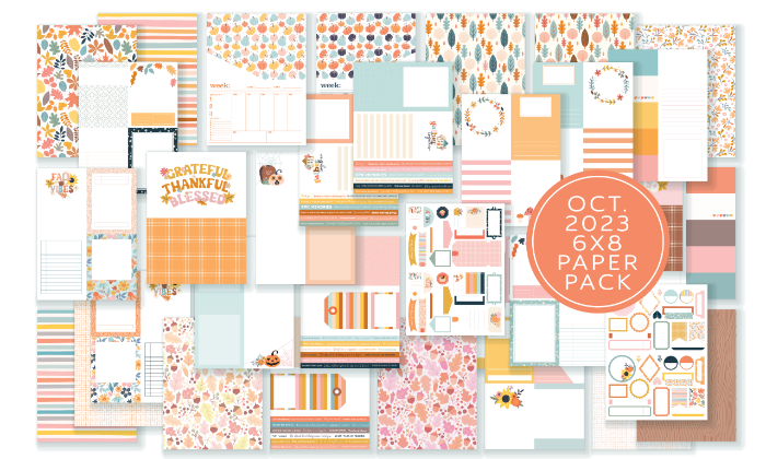 October 2023 Pocket Life Cards and Ephemera Shapes 
