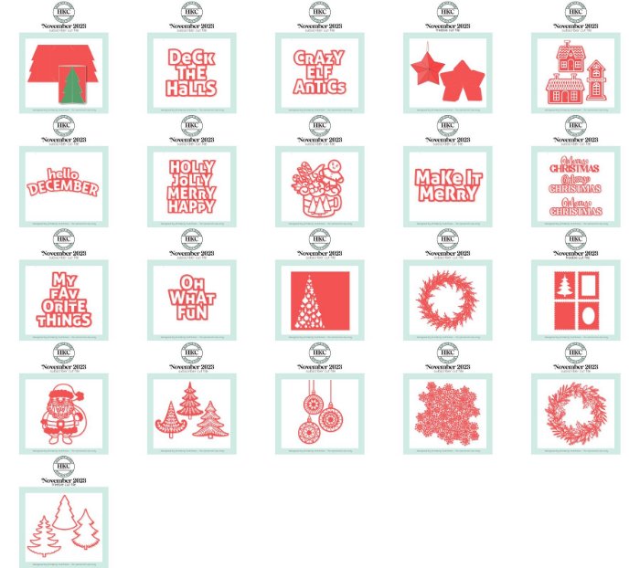 Full Cut File Digital Download Pack
