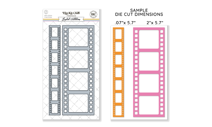 April 2024 Filmstrip Metal Die Set