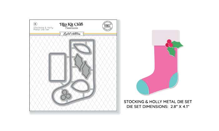 November 2024 Xmas Stocking Metal Die Set 