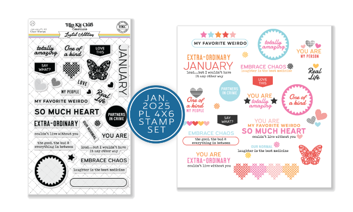 January 2025 Pocket Life Stamp Set
