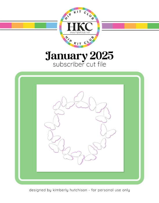 Picture of March 2025 Fluttering Butterflies Cut File 