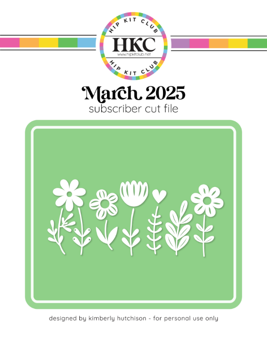 Picture of March 2025 Spring Blooms Cut File 