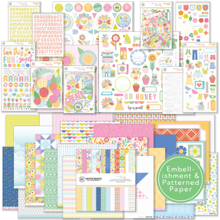 Picture of April 2025 Main Kit (with Patterned Paper)