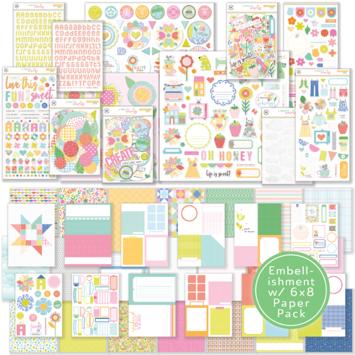 Picture of April 2025 Main Kit (with 6x8 Paper Pack)