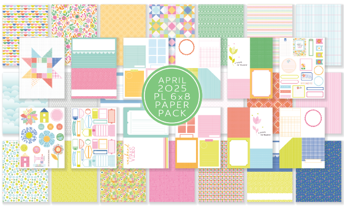Picture of April 2025 Pocket Life Cards and Ephemera Shapes