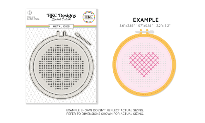 Picture of April 2025 Embroidery Hoop Metal Die