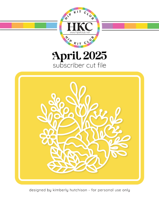 Picture of April 2025 Easter Eggs Cut File