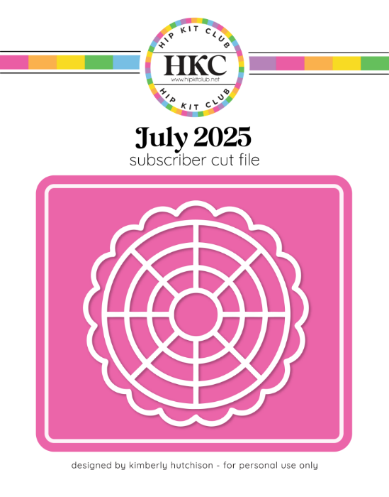 Picture of July 2025 Scallop Color Wheel Cut FIle