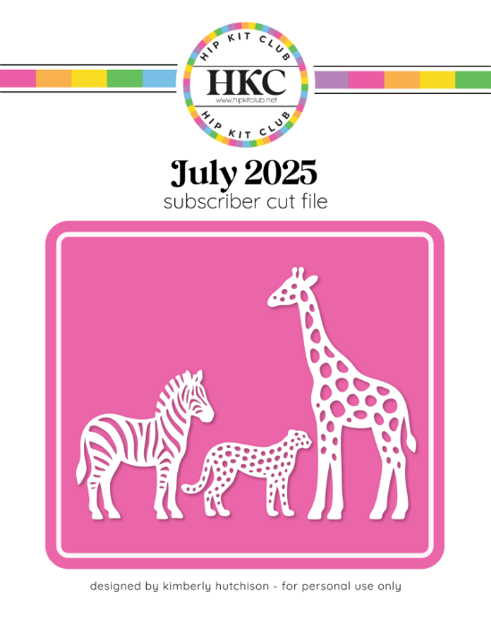 Picture of July 2025 Zoo Animals Cut FIle