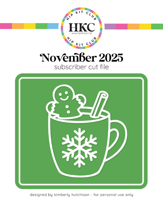 Picture of November 2025 Hot Cocoa Cut File