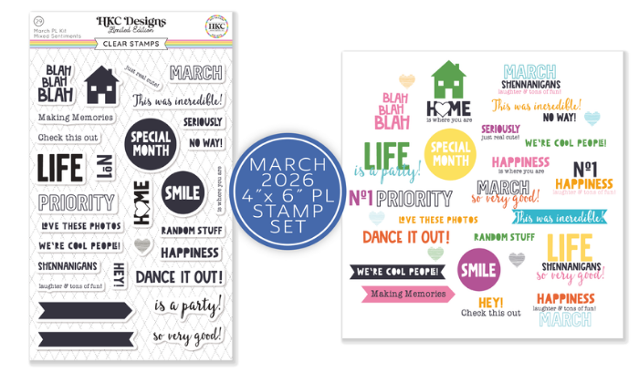 March 2026 Pocket Life Stamp Set