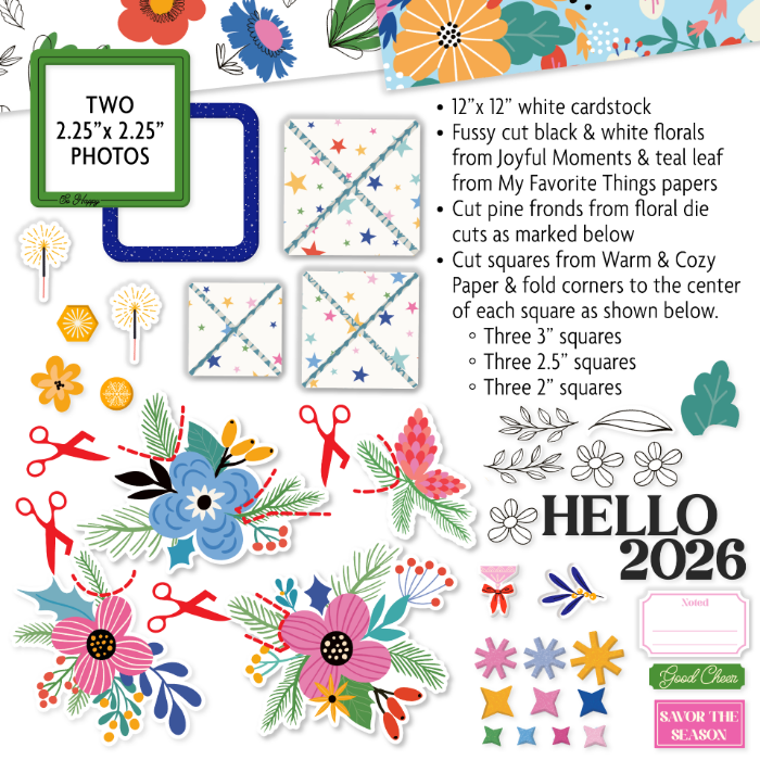 Picture of December 2025 Project Sheets Printable -  Layout 1 