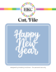 December 2025 Happy New Year Art Deco Cut File - Cover Preview