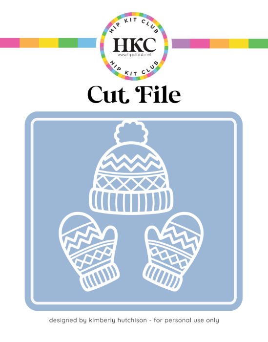 December 2025 Winter Hat and Mittens Set Cut File - Cover Preview