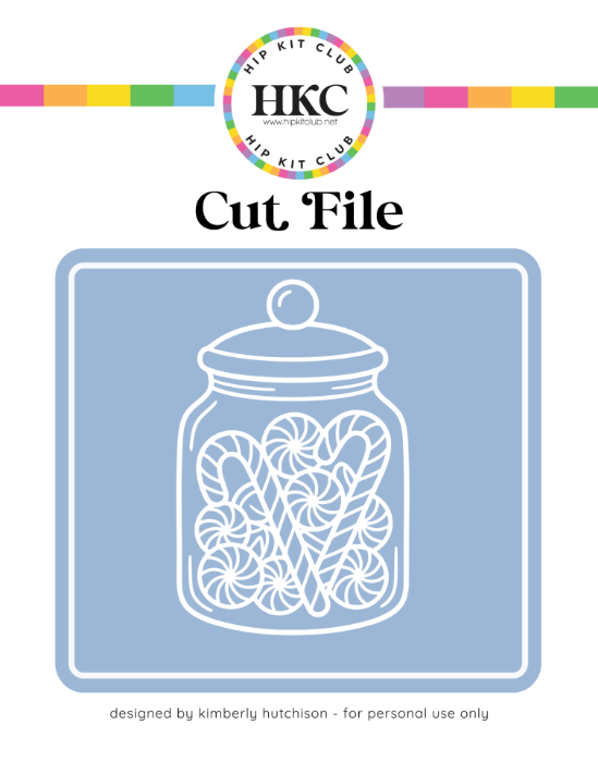 December 2025 Vintage Candy Jar with Peppermints Cut File - Cover Preview