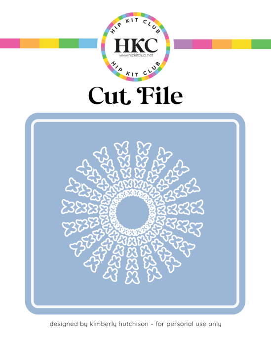 January 2026 Butterfly Mandala Background - Cover Preview