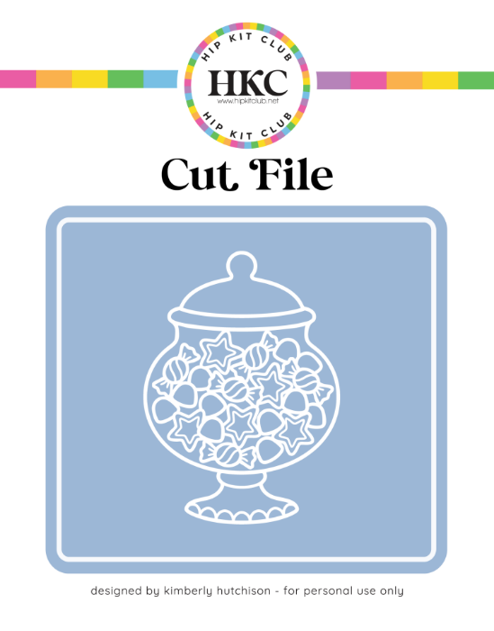 February 2026 Vintage Candy Jar with Mixed Treats Cut File - Cover Preview