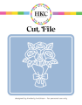 February 2026 Rose Bouquet Outline Cut File - Cover Preview