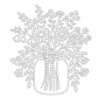 March 2026 Wildflower Bouquet Mason Jar Cut File - JPG Format