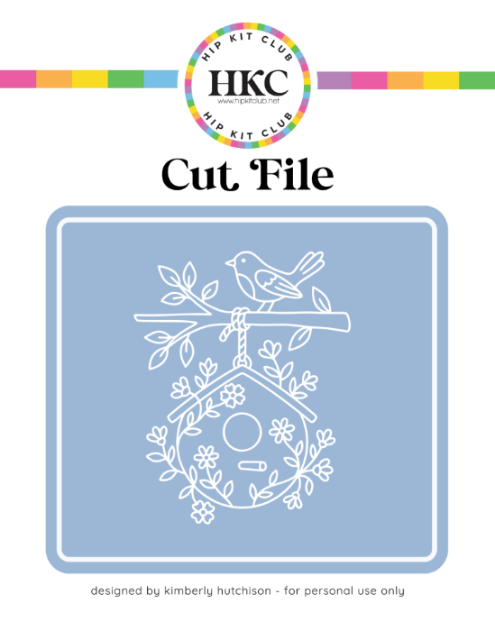 March 2026 Hanging Birdhouse with Flowers Cut File - Cover Preview
