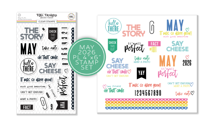May 2026 Pocket Life Stamp Set