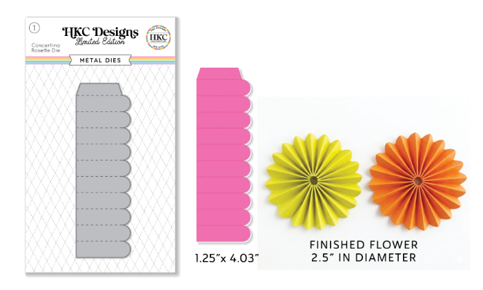 May 2026 Concentric Rosette Metal Die