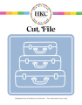April 2026 Stacked Suitcases Cut File - Cover Preview