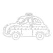 April 2026 Vintage Taxi Cut File - JPG Format