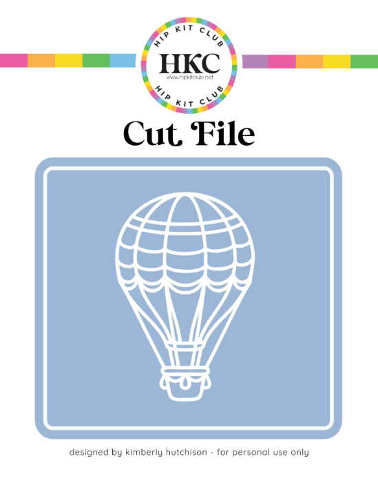May 2026 Hot Air Balloon Cut File - Cover Preview
